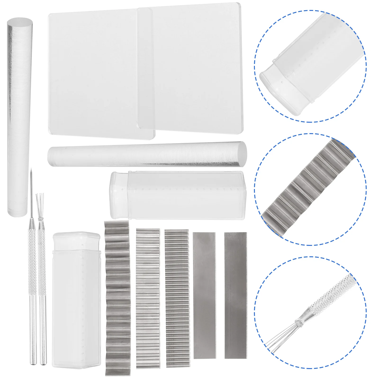 

Pottery Tool Set Carving Tools Clay Model Kit Figurine Plastic Ceramics Polymer Craft Smoothing