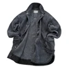 Men's Jacket Indigo Pockets Loose Fit Japanese Style Casual Vintage Clothes Spring Autumn 4