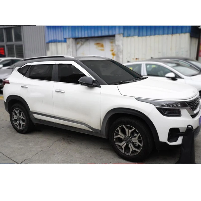 Goodyear Shatterproof In-Channel Window Deflectors For Kia Seltos 2021-2024, Rain Guards, Window - Foto 9