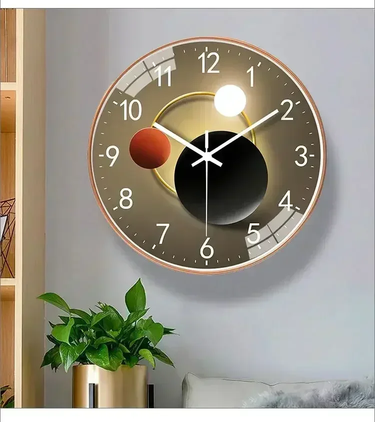 Silent Battery Operated Wall Clock - Non-Ticking Decor for Home  Office