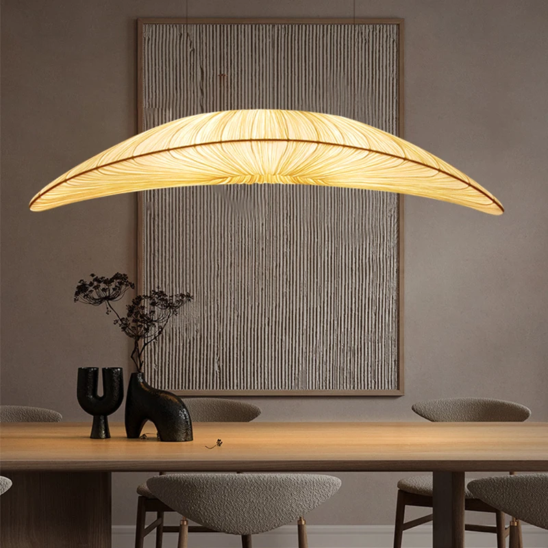일본 Wabi Sabi 패브릭 Led 펜던트 조명 북유럽 식당 E27 일시 중단 램프 바 매달려 램프 홈 장식 Lamparas Luminarias