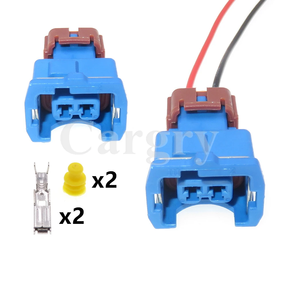 1 Set 2P PB18602326 Blue Auto Wiring Harness Socket Car Knocking