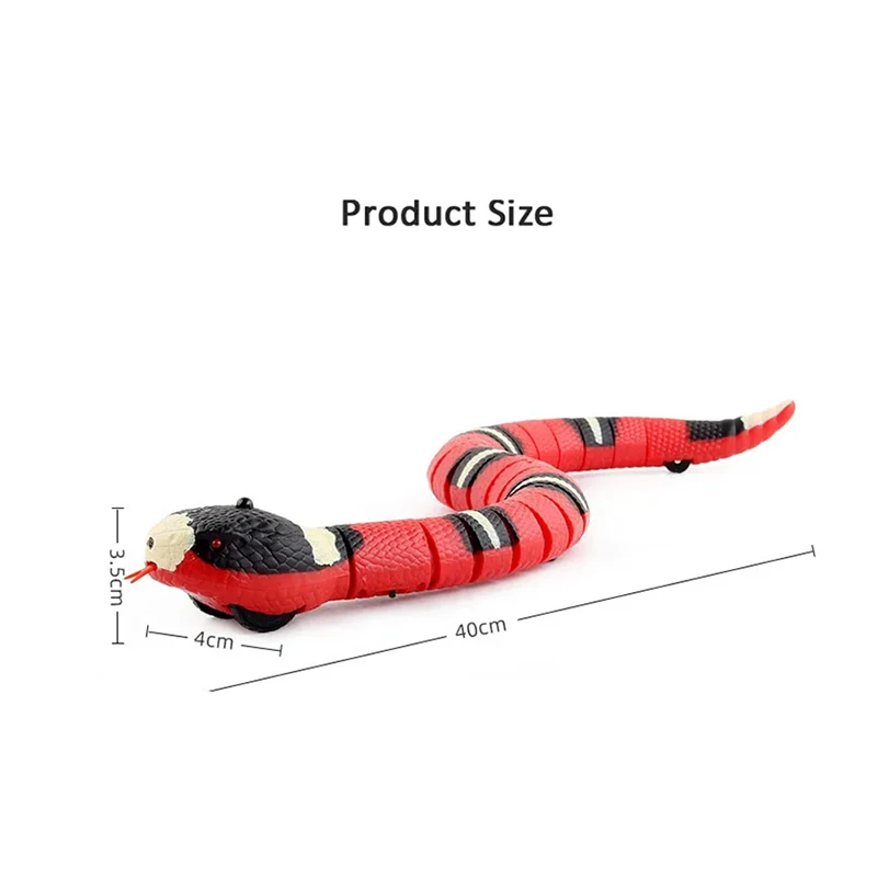 TeaseToys automáticos para gatos, carga USB, serpiente, accesorios para gatos, juego para jugar 2