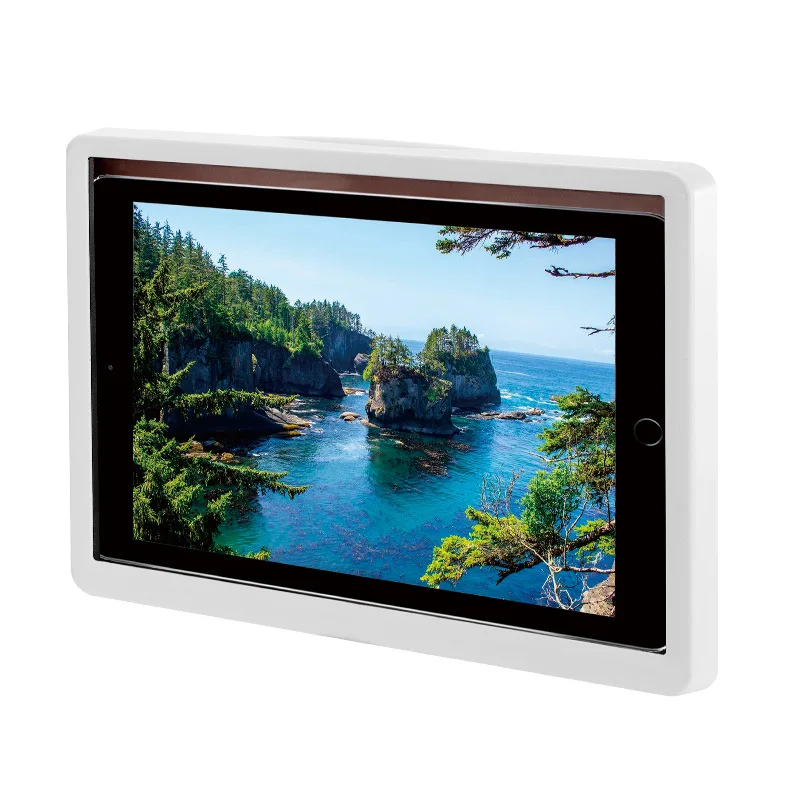 

iPad iPhone Bathroom Touch Waterproof Protective Cover Smartpho Perforation-Free Wall-Mounted Protective Shell Oil Smoke Proof