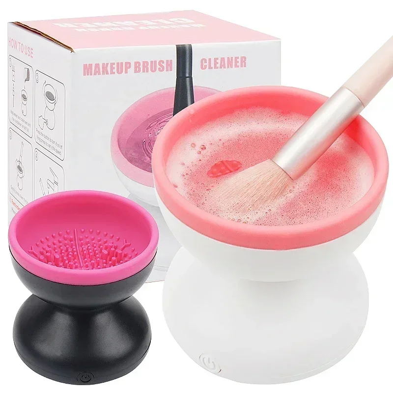 Description Picture 2 of itemPortable USB Makeup Brush Cleaner - Electric Automatic Cleaning Machine for Cosmetic Brushes, Fast-Drying Washing Tool