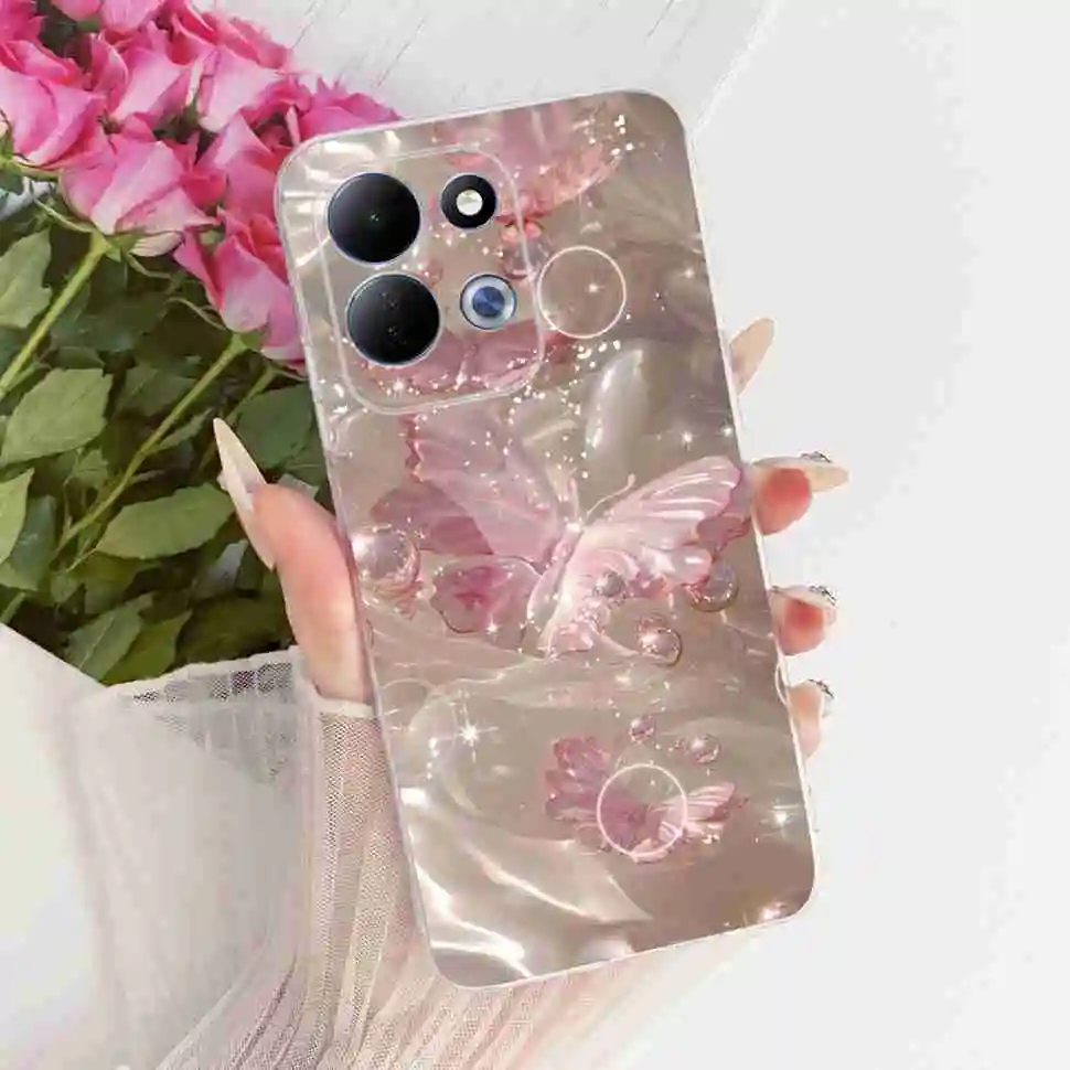 Beautiful Butterfly Silicon TPU Clear Soft Phone Case Cover