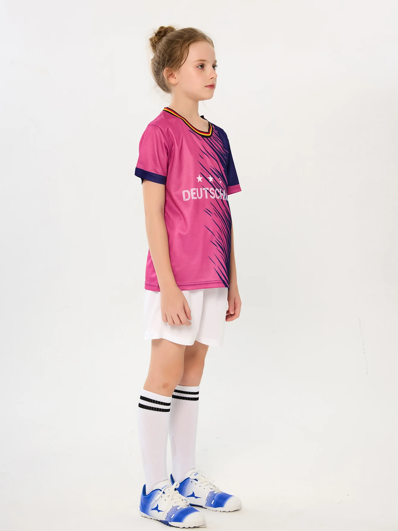Kids Soccer Jersey Away for Boys & Girls 24/25 Children Soccer Uniforms Suruida Germany
