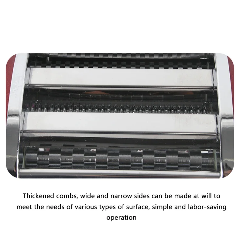 Home Electric Noodle Dumpling Press Machine Stainless Steel Noodle Maker Spaghetti Roller Dough Pressing Cutter Machine 220V