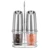 2Pcs Set Electric Pepper Mill Stainless Steel Automatic Gravity Shaker Salt and Pepper Grinder Kitchen Spice Grinder Tools 20
