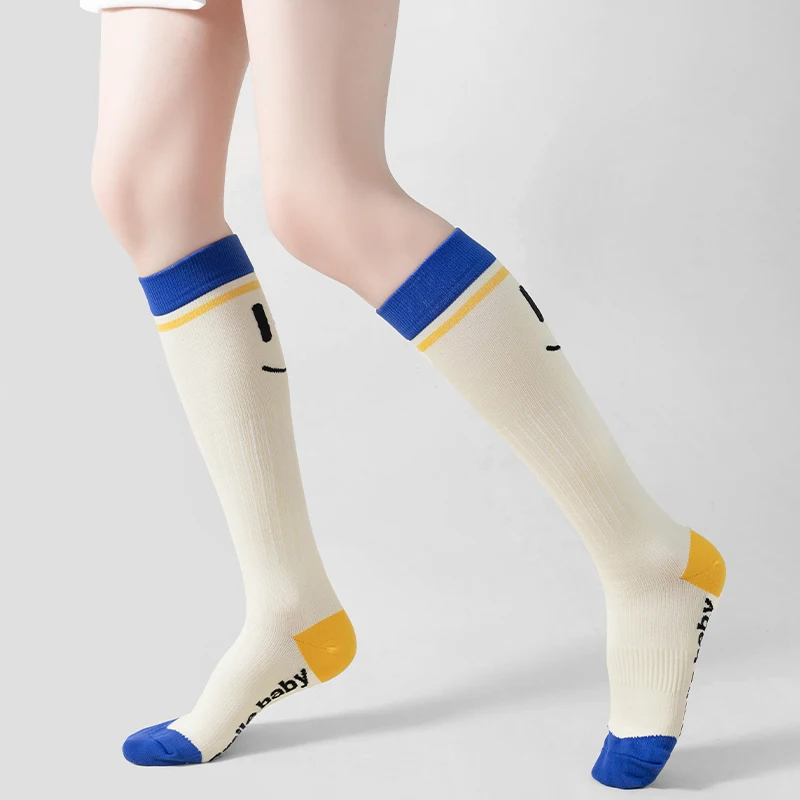 Cycling Socks Compression Socks Training Socks Silicone Cycling Socks Compression Socks For Men Women To Prevent Varicose Veins Running Football Cycling Socks Fitness Room Outdoor Natural Hiking