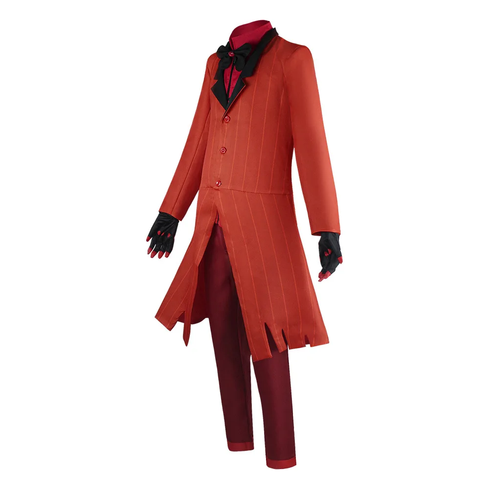 Hazbin Hotel Alastor Red Suit Cosplay Costume