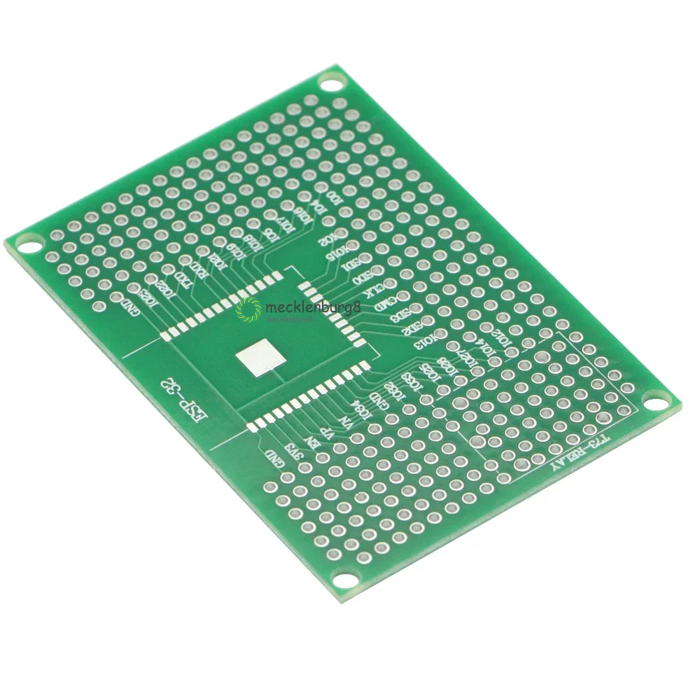 

Двухсторонняя прототип печатной платы 5x7 см, плата расширения прототипа для Arduino ATMEGA328P UNO R3 Shield ESP8266 ESP-12E E
