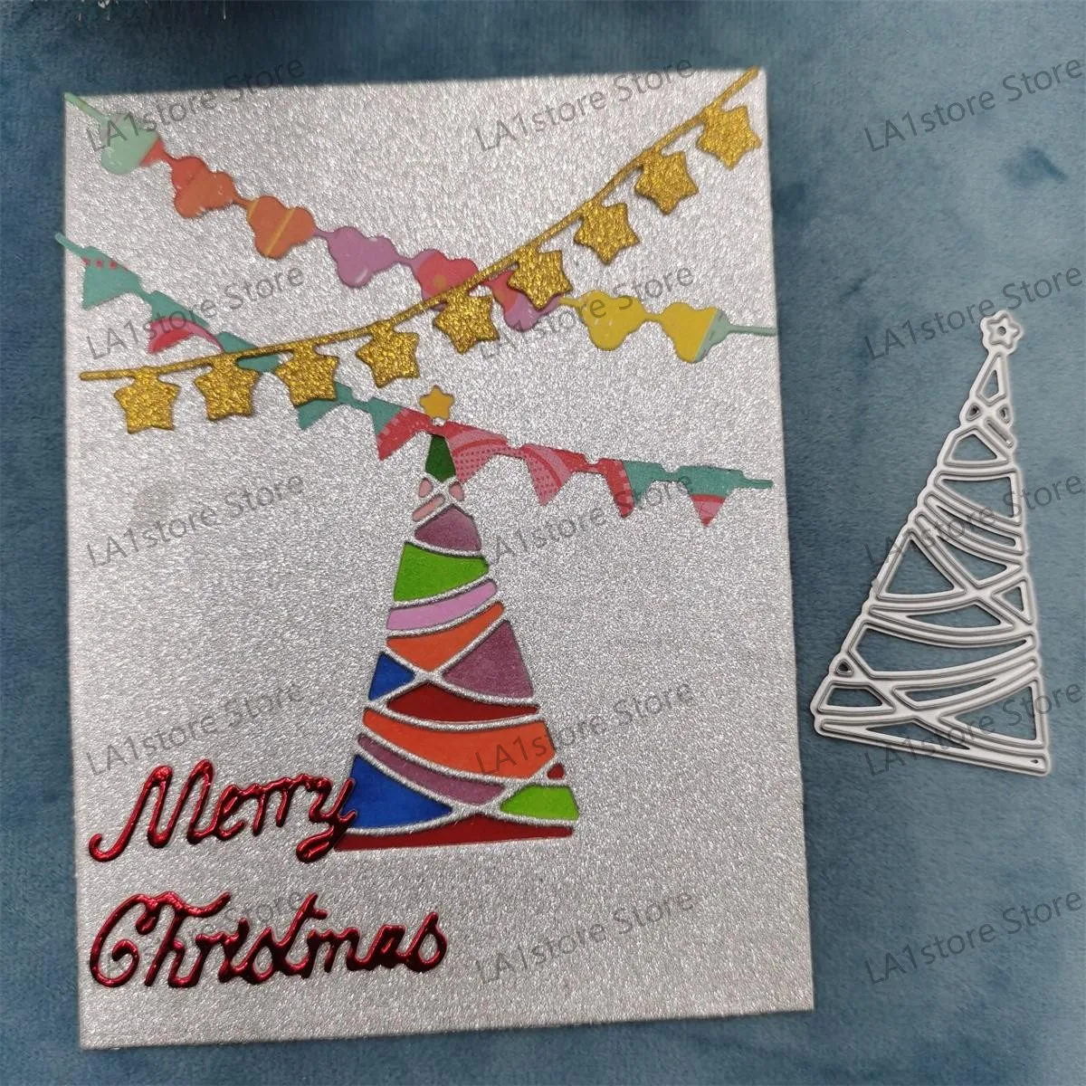 Matrices De Découpe Merry Christmas Pour La Fabrication De