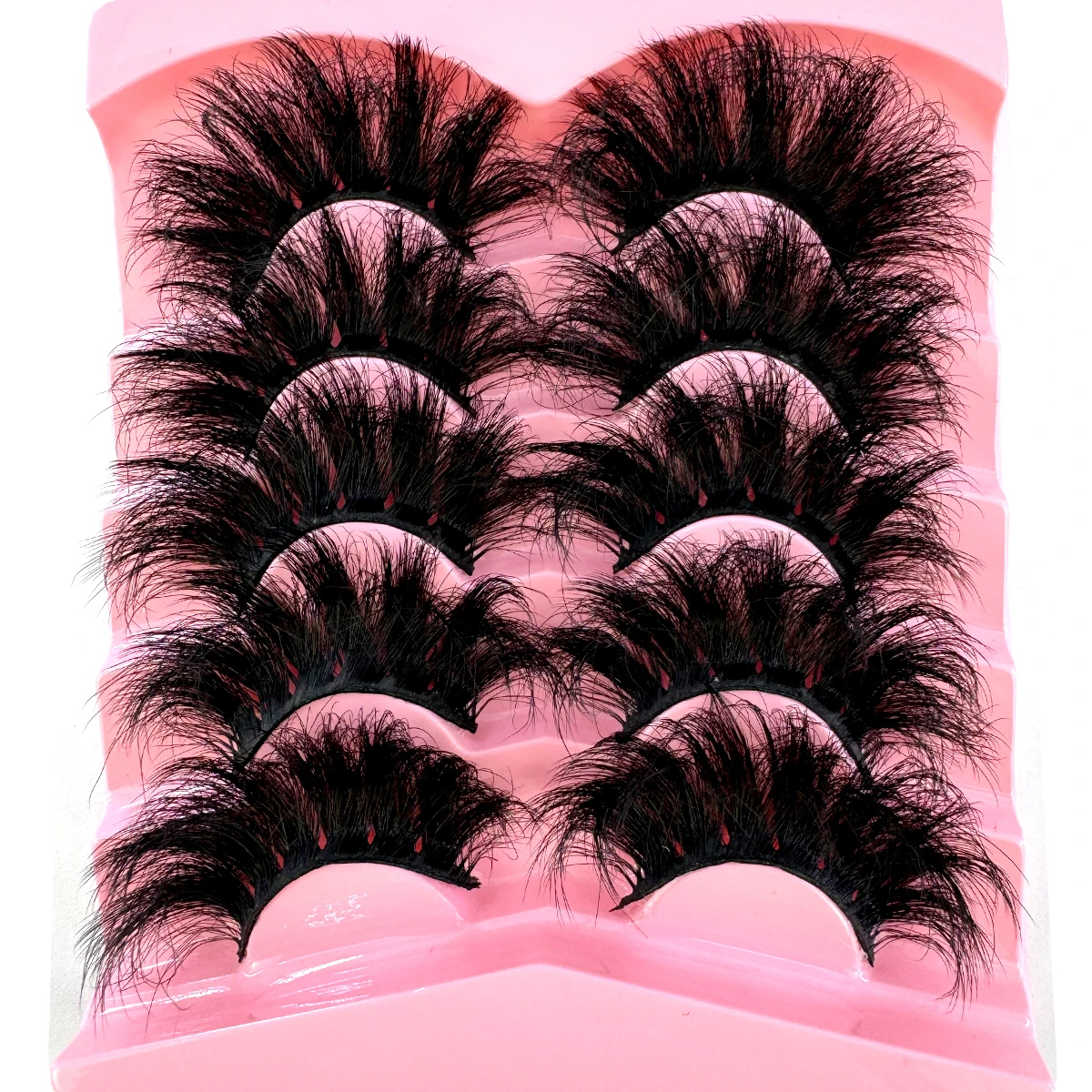 HBZGTLAD Flauschige Lange Wimpern 3D Faux Mink Wimpern Natürliche Falsche Wimpern Dramatische Weiche Volumenwimpern Wimpernverlängerung Make-up