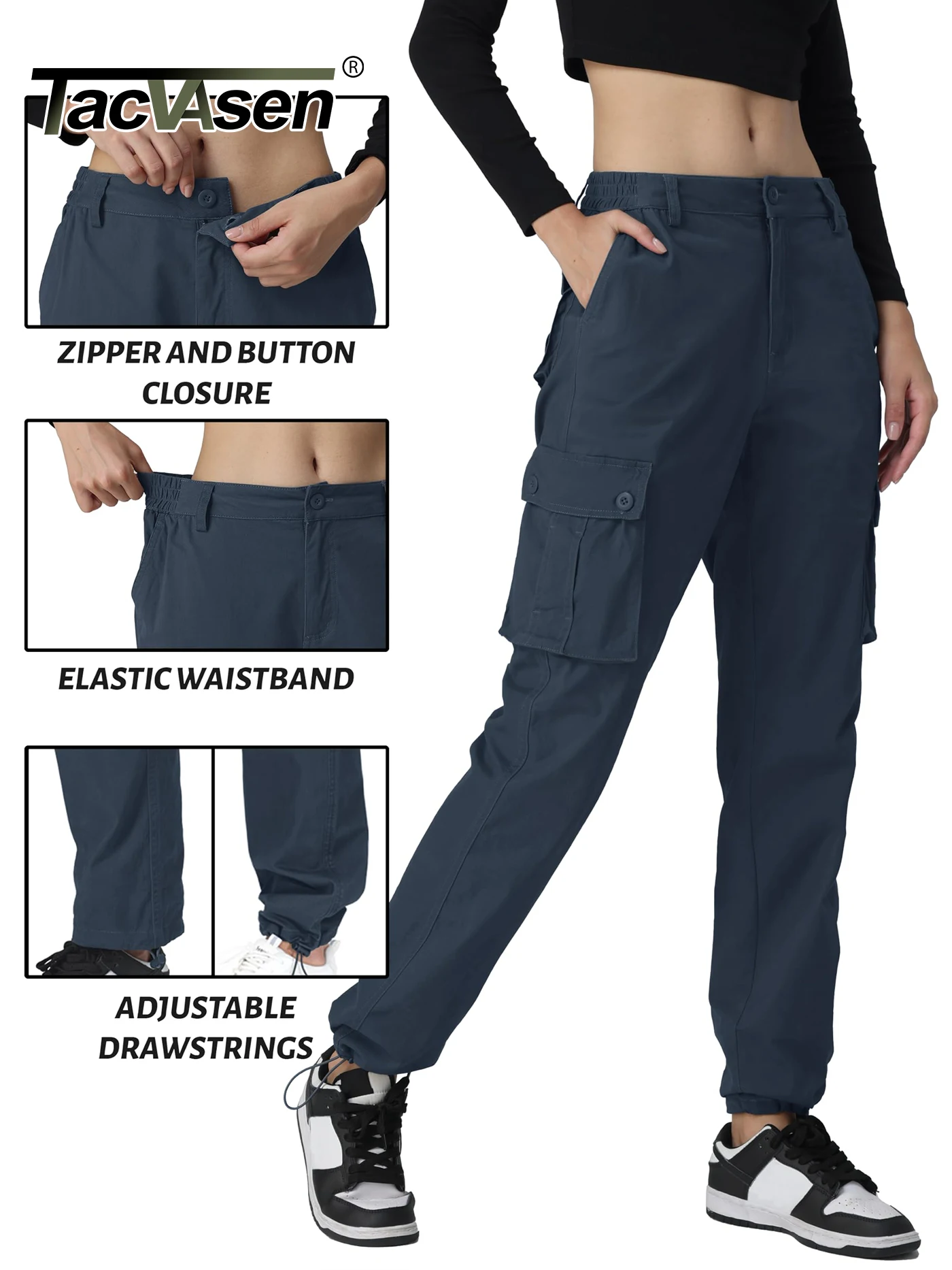 comodi pantaloni pantaloni cargo donna estivi