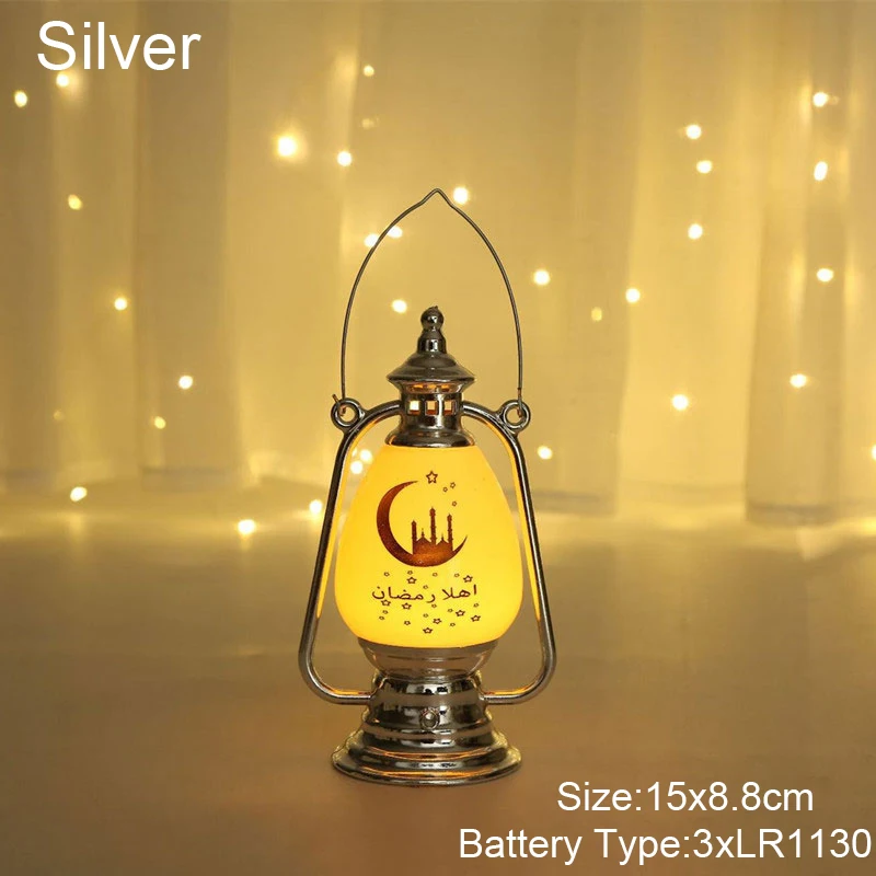 silver oil lamp