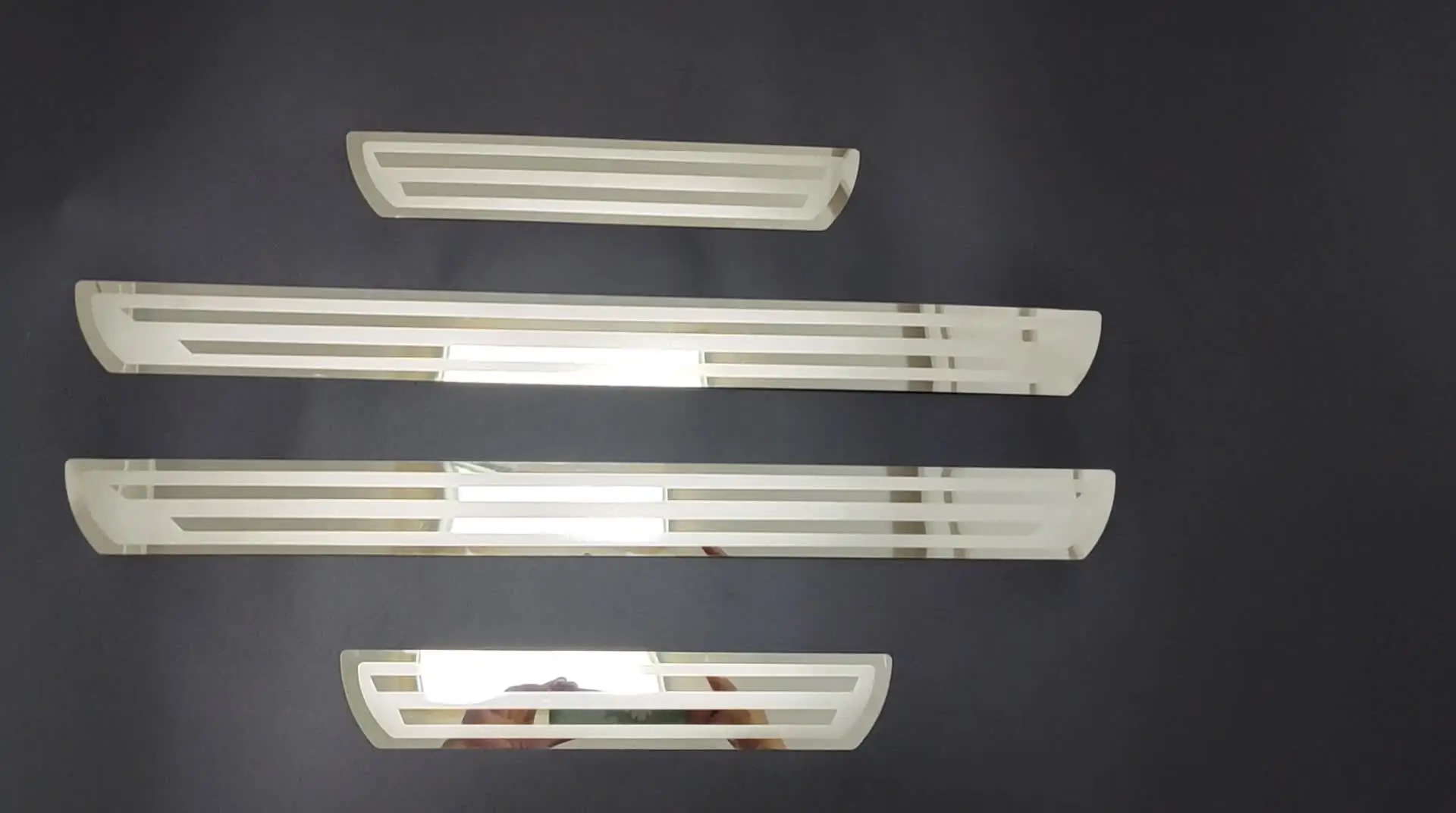 4 Pcs Stainless Steel Car Door Sill Strip For Kia