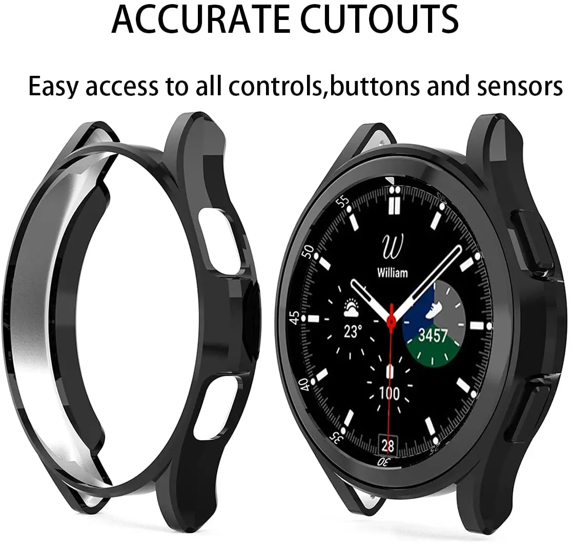 Case for Samsung Galaxy watch 4/5 44mm 40mm 46mm 42mm