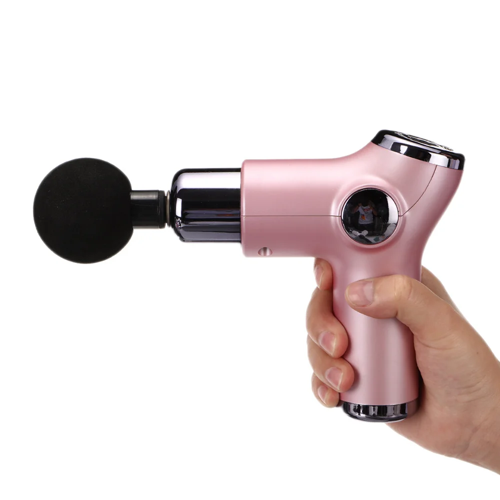 Charging-Fascia-Gun-Mini-Massage-Gun-4Heads-Vibration-Massage-Machine ...