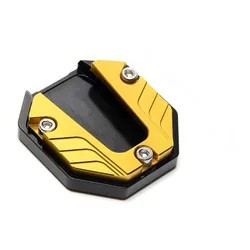 Scooter and Motorcycle Kickstand Extender Foot Side Stand Extension (Gold)
