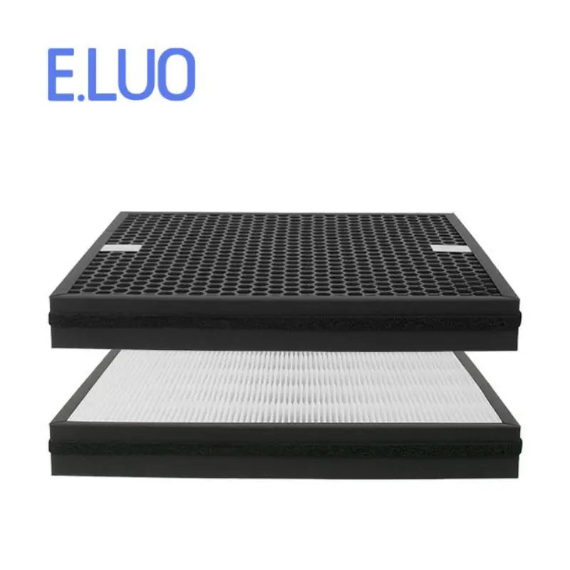 

Custom filter Air Purifier H12 HEPA + Activated Carbon Composite Filter 405*265*50mm