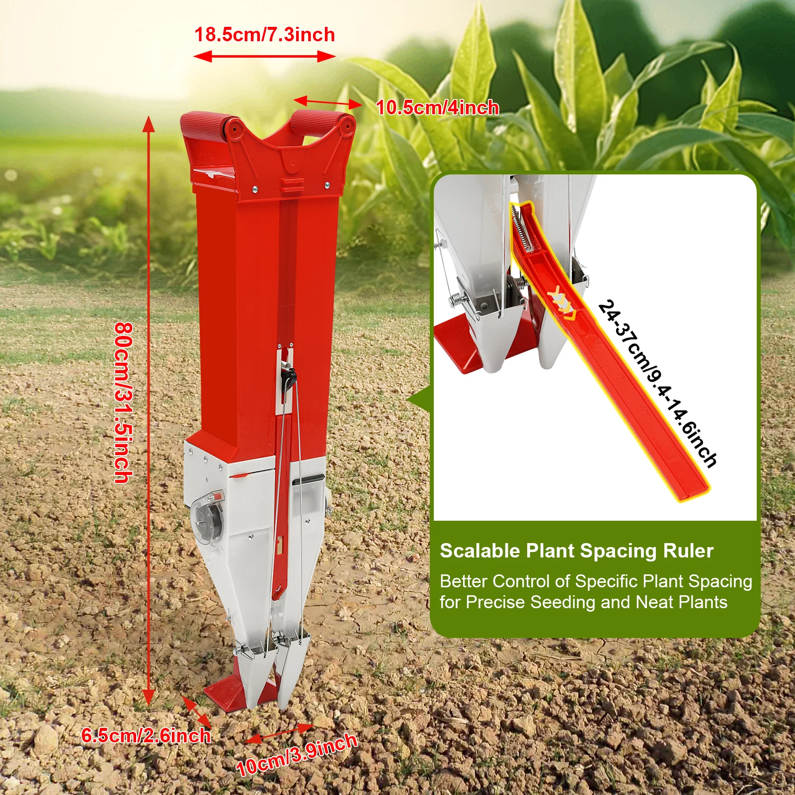 

Handheld Fertilizer Planter Garden Corn Peanut Soybeans Seeder Manual Planing Agricultural Tool