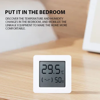 Cozylife Temperature Humidity Sensor For Smart Home With Display Screen Blutooth 5.0 Electronic Digital Humidity Indoor Sensor 1