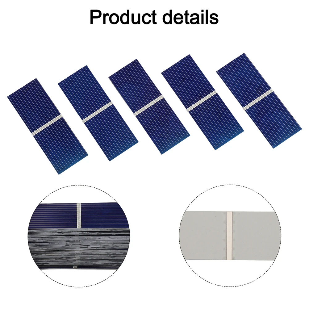 Pack of 100 Mini Polycrystalline Silicon Solar Cell Units