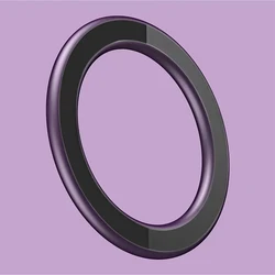 Magsafe Magnetic 360° Rotating Alloy Phone Holder with Strong Suction and Folding Ring Design (PURPLE)