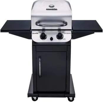 Char-Broil Performance Series Convective 2-Burner Cabinet Propane Gas Stainless Steel Grill - 463673519P1 2