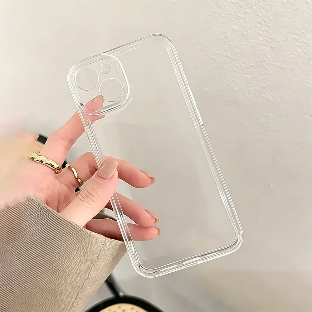 Personalized Clear Photo Phone Case - Customizable Soft Cover