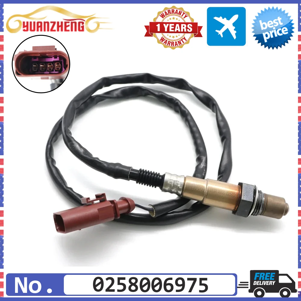 

Датчик кислорода Lambda O2 для Volkswagen Passat CC Audi Seat Skoda 0258006975 TSI 06J906262C, 2,0