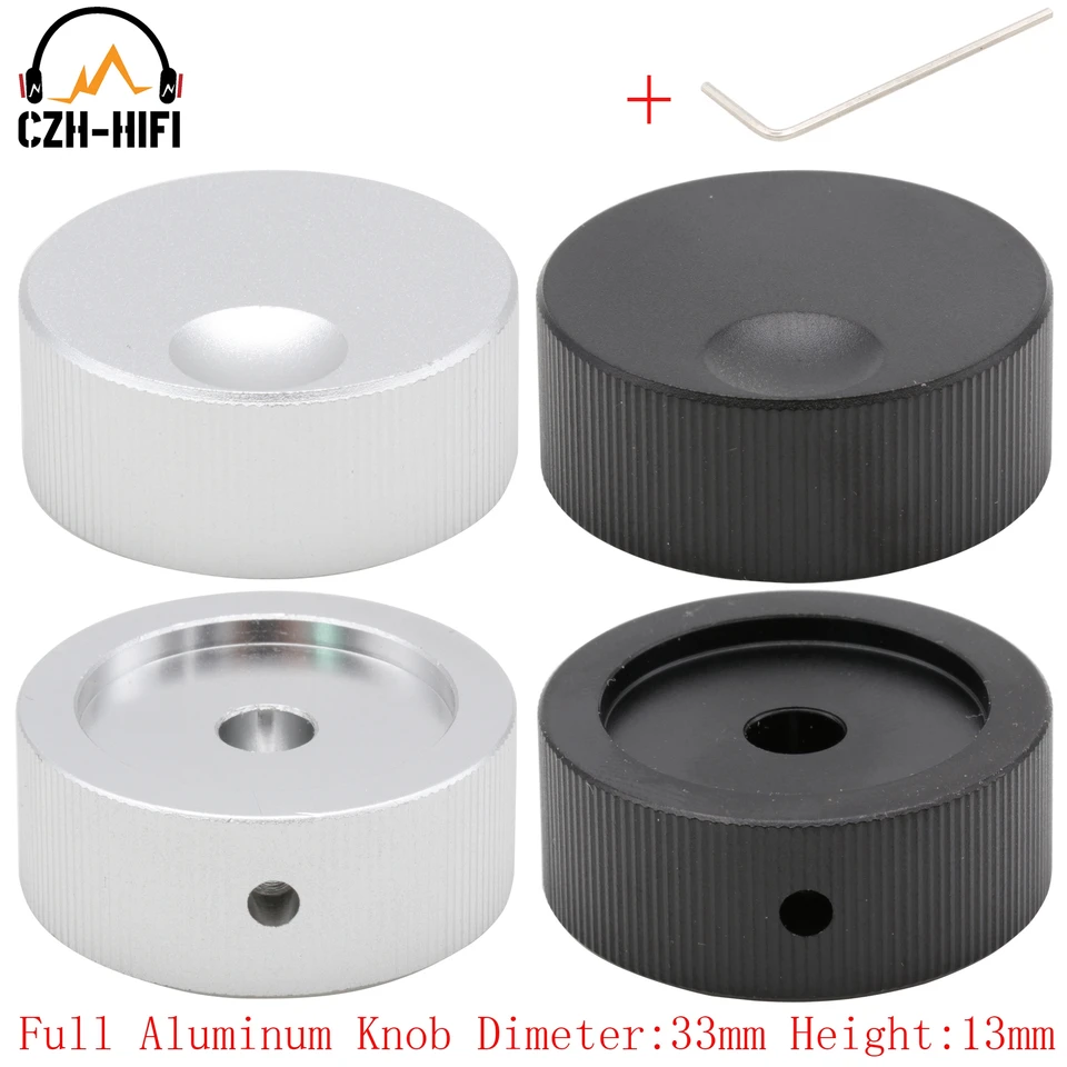 Manopole Volume In Alluminio CNC Per Radio E Altoparlanti Hifi: 30x16mm, Solide E Brillanti