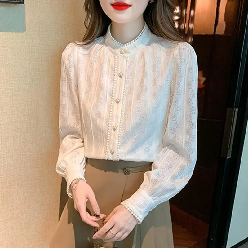 

Women's Spring Autumn Fashion Elegant V-neck Long Sleeve Solid Color Cardigan Casual Versatile Western Commuter Comfortable Tops