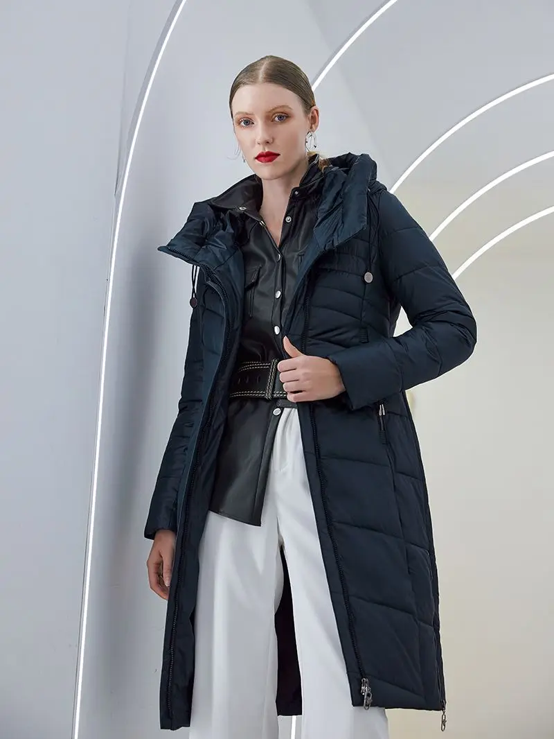 Simplee Warm elegant women coat jacket 