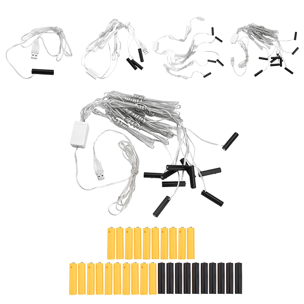 1 Set USB AAA Battery Eliminators Replacement for 4.5V and 3V AAA Batteries 1 set usb aaa battery eliminators replacement for 4 5v and 3v aaa batteries