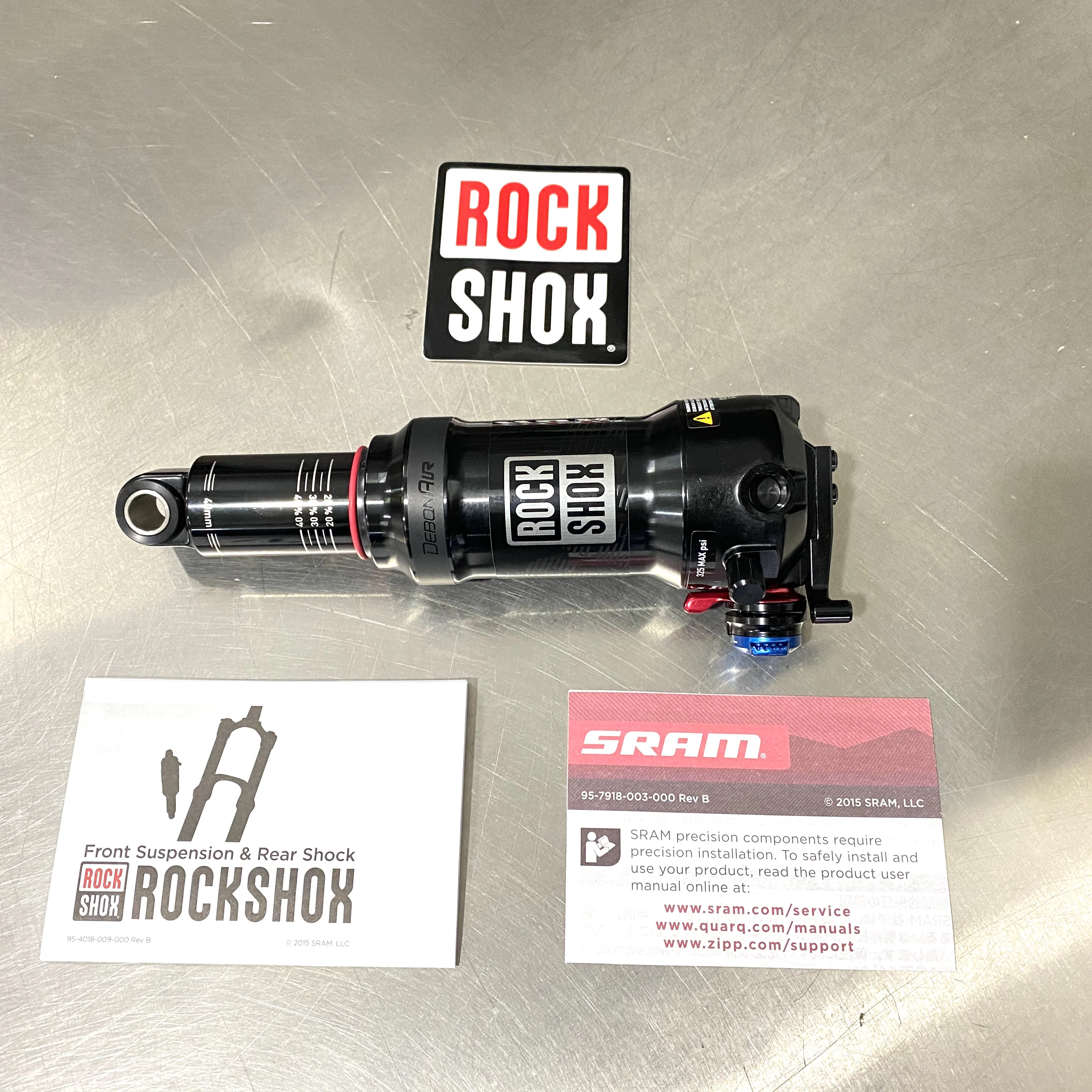 ROCK SHOX-amortiguador trasero de lujo con control remoto, 165MM, 165MM, RLC3 Nude, Debon Air, Scott, Spark, AIR, 165x40 -