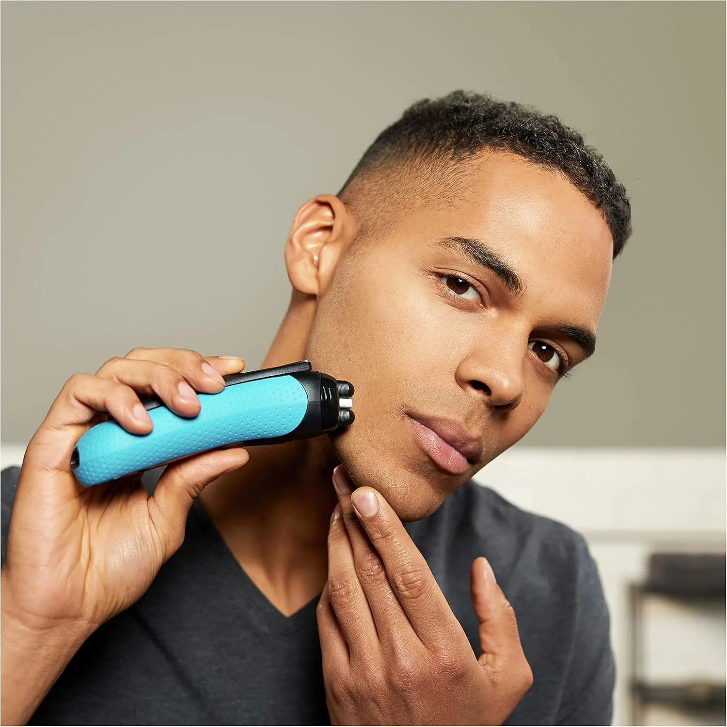 Braun 32B Shaver Head Foil Cutter Cassette Black Men's Electric Shaver Replacement Blade for 3000s 3010s 3040s 3050cc 3070cc