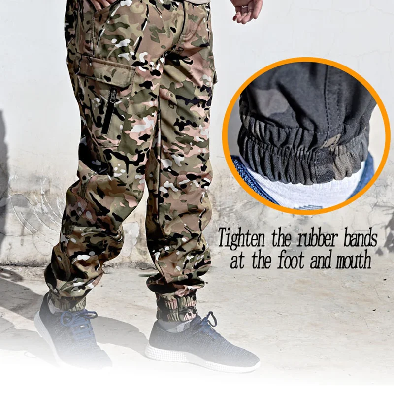 MEGE-Pantalones tácticos para hombre, ropa militar, pantalones Cargo,  estilo informal del ejército, pantalones de combate, algodón elástico,  múltiples bolsillos, envío directo - AliExpress