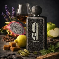 Afnan 9 PM Night Out 100ml Eau de Parfum Longue Durée Fruité Boisé Frais Attrayant Essentiel pour Rendez-vous et Soirées Authentique 2
