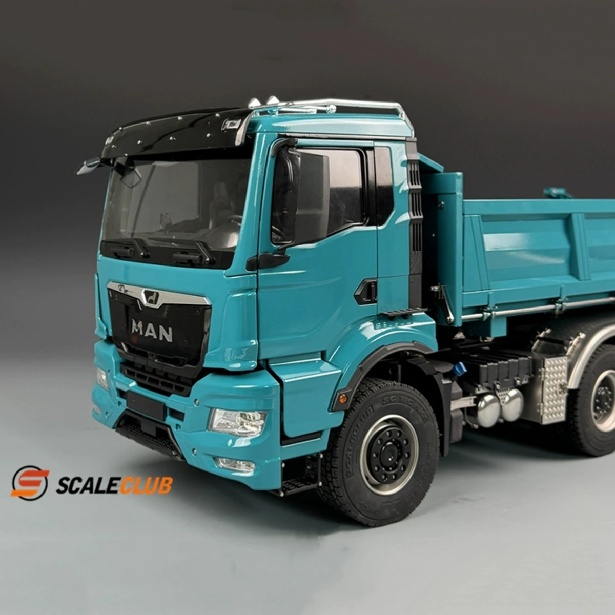 MAN TGS 1/14 Full Metal 6X6 Three-Way Hydraulic Dump Remote Control Truck Model Toy Gift Brand New 6