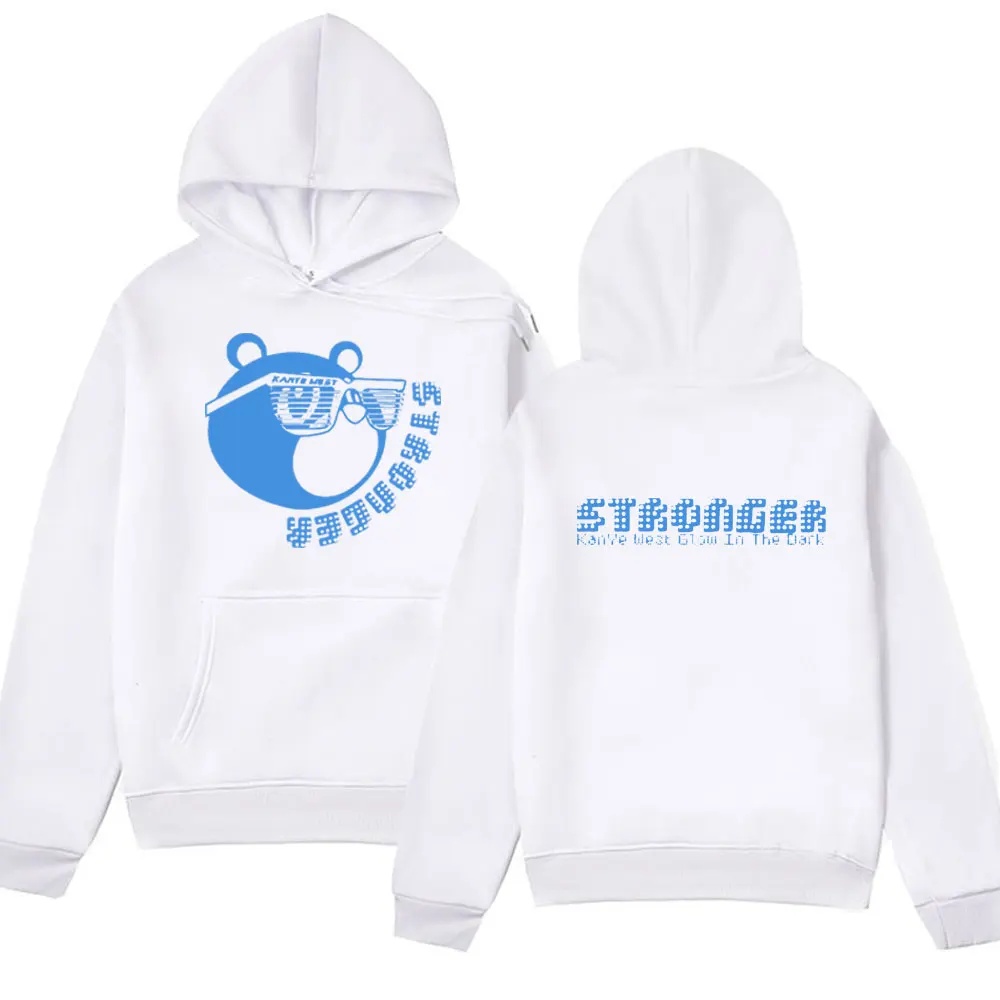 Rapper Kanye West Graduation 2024 Vintage Aesthetic Hoodie Men Women's Oversized Fashion Trend Hip Hop Sweatshirt Hoodey Male