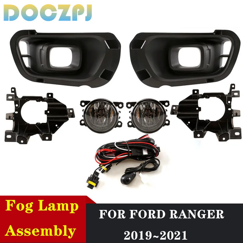 

Передняя противотуманная фара в сборе для автомобиля FORD RANGER 2019, 2020, 2021, Foglight с комплектом обновления жгута проводов, 1 комплект