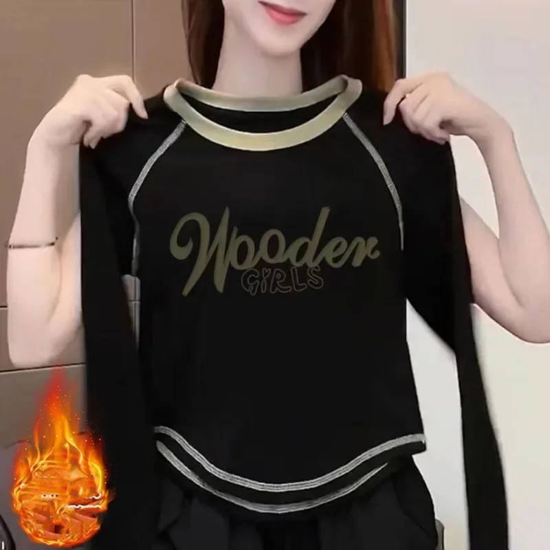 Рисунок 5 - Женская короткая футболка с длинным рукавом