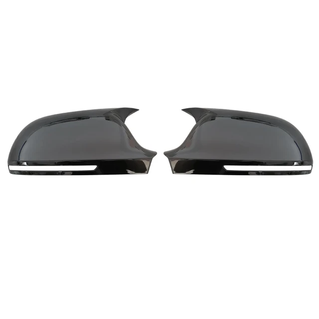 ABS Carbon fiber style add-on type car side door mirrors cover auto ...