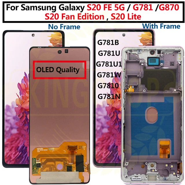 Oled Pour Samsung Galaxy S20 Fe Lcd 5g Affichage Sm G780f G781touch Écran  Numériseur Pour Samsung S20 Ventilateur Édition Lcd 4g - Mobile Téléphone  Lcd - AliExpress