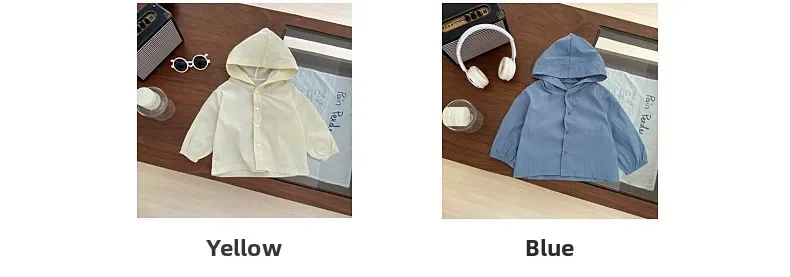 Description Picture 5 of itemSummer Boys' Thin Sunscreen Clothes, Baby Clothes, Breathable and Cool Air-conditioned Clothes, Baby Casual Hooded Jacket