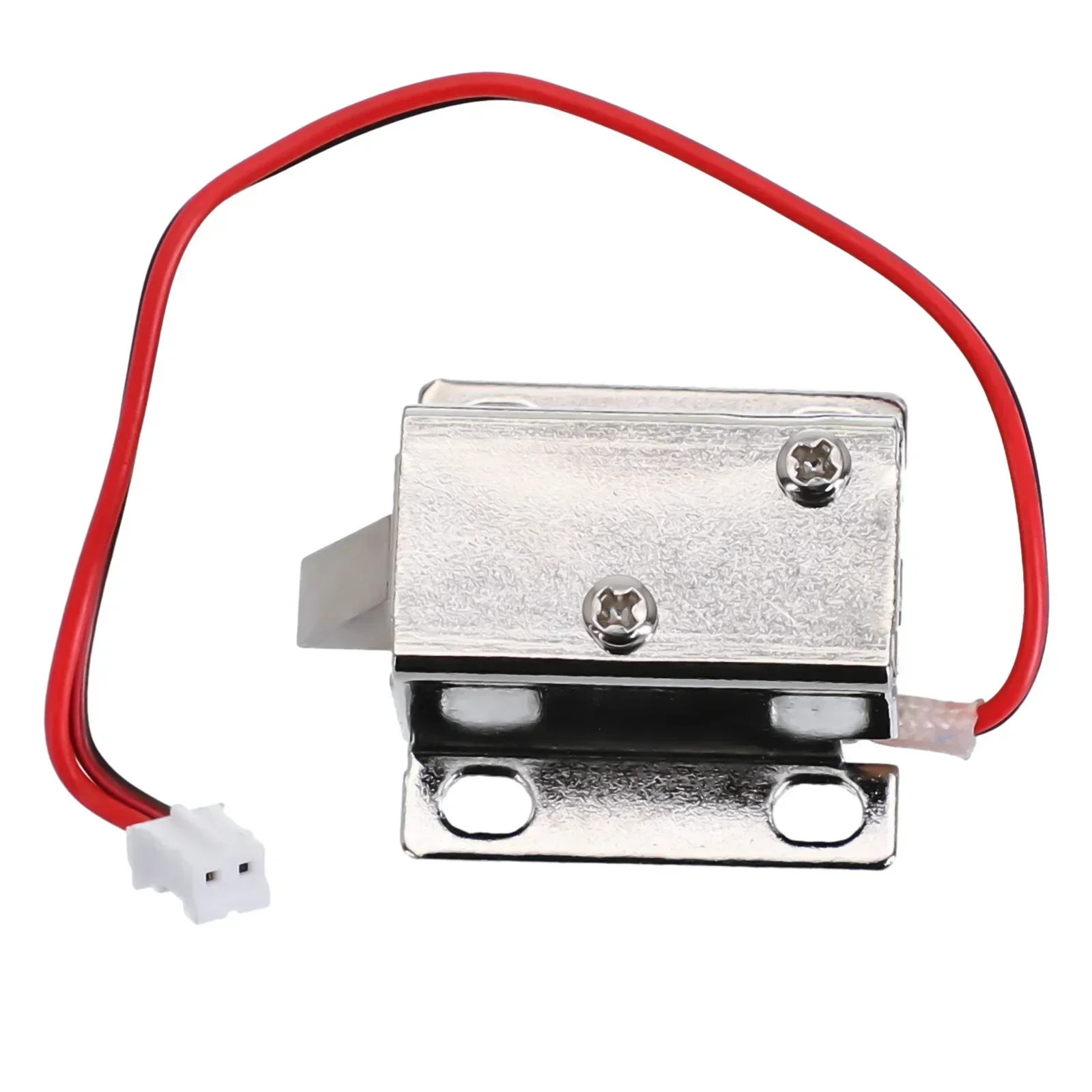 1pcs Electronic Latch Lock Catch Door DC12V 0.35A Electro-Magnet Release Solenoid Slant Slug Access Control Electronic Lock