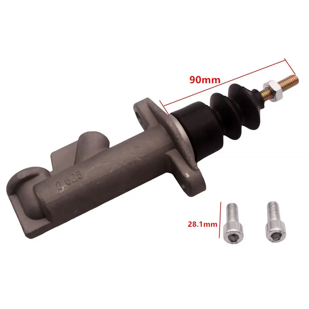 Aluminum Alloy Race Brake Clutch Master Cylinder 0.625 Thread for Handbrake