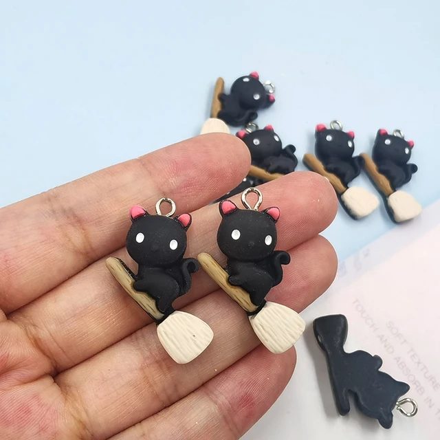 10pcs black white Cat Charm for Jewelry Making Supplies Enamel Animal  Pendant Bracelet Earring Charms Accessories DIY Findings - AliExpress